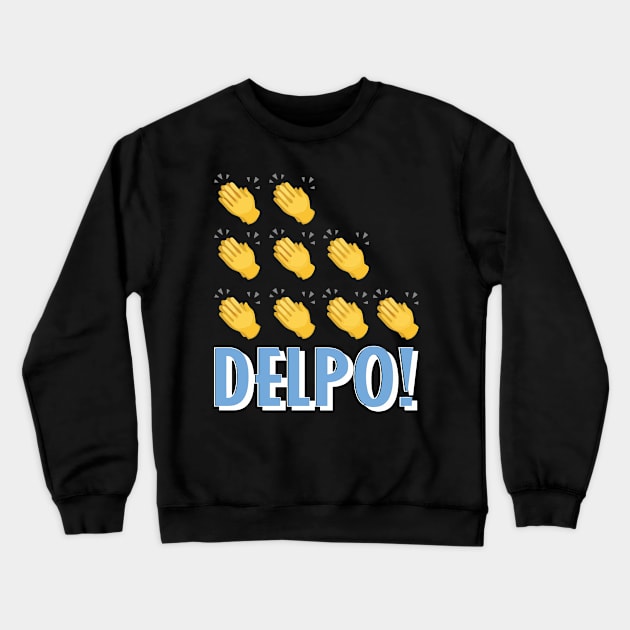 Delpo! Crewneck Sweatshirt by pralonhitam